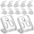 thumbnail image 1 of ULTNICE 12Pack Metal Couch Clips Silver 0.9*0.8*0.5in for Upholstery Fasteners Clips, 1 of 8