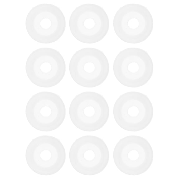 ULTNICE 12Pcs White Silicone Pressure Cooker Float Valve Sealing Rings Replacement Accessories