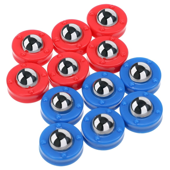 ULTNICE 12Pcs Table Soccer Rolling Beads Round Plastic for Game Enthusiasts