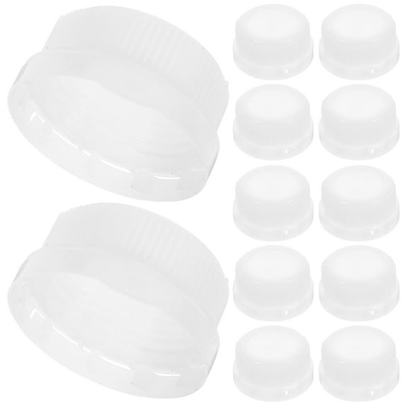 ULTNICE 12Pcs Can Caps for Cans White Industrial Grade Gas Tank Caps with Anti Theft Seal
