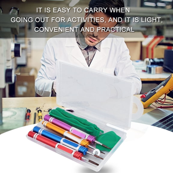 ULTNICE Phone Repair Tool Screwdriver Kit Assorted Color 8-Pcs 4.32X0.39X0.39in