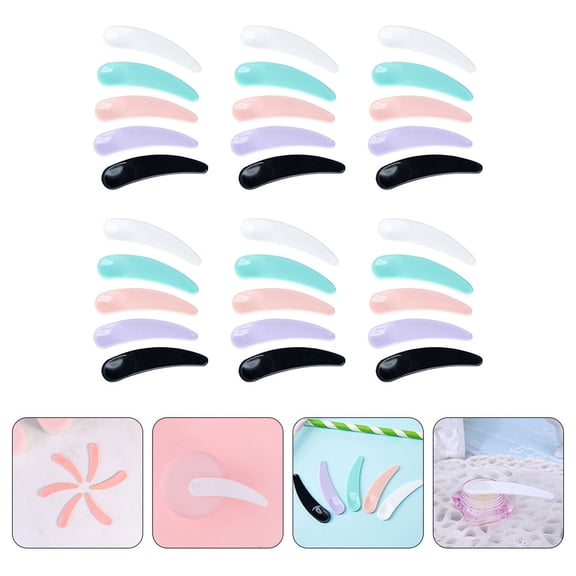 ULTNICE 150Pcs Small Beauty Care Tool Jelly Mask Spatula for Women Daily Use PP Material