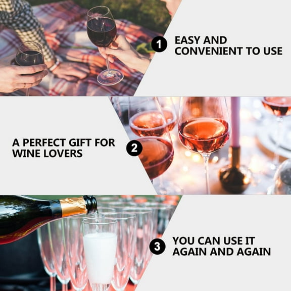 ULTNICE 18Set Aluminum Foil Drip Stop for Wine Bottle Accessory in Cafes