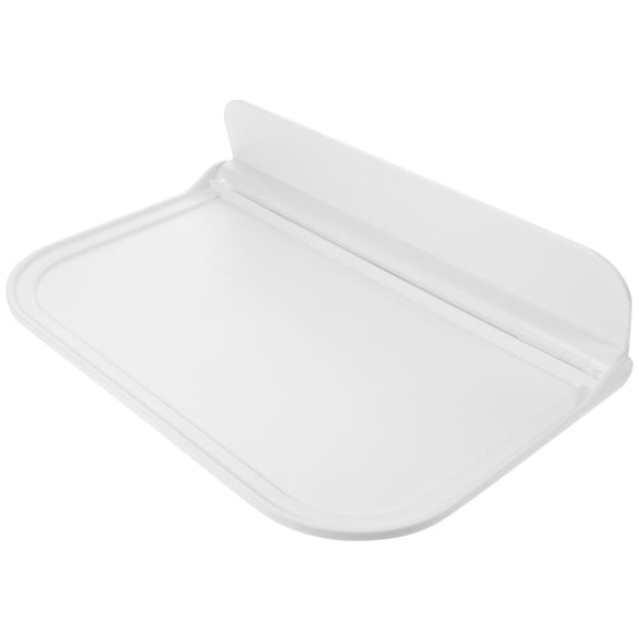 ULTNICE 1Pack Home Storage Board White Rectangular PP Folding Wall-Mounted for Home Use Kitchen Bedroom Bathroom