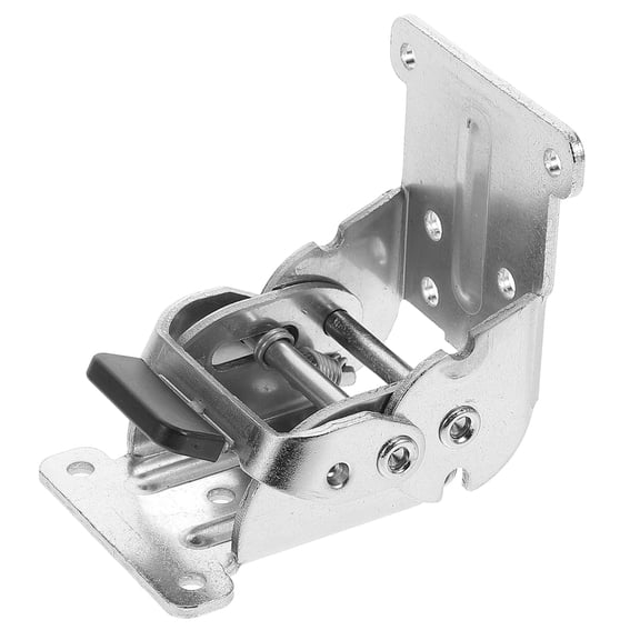 ULTNICE Durable Plated Silver Self Closing Folding Leg Hinge for Home Use Furniture and Table Stability