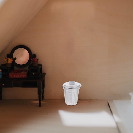 ULTNICE 1Pc Miniature Decoration Miniature Tool Dollhouse Accessories Silver for House Decoration