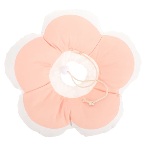 ULTNICE 1Pc Pet Supply Cotton Pink Collar for Comfortable Surgery Recovery