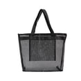 thumbnail image 1 of ULTNICE 1Pcs Black Polyester Mesh Tote for Beach Use and Toy Storage in Square Shape, 1 of 8
