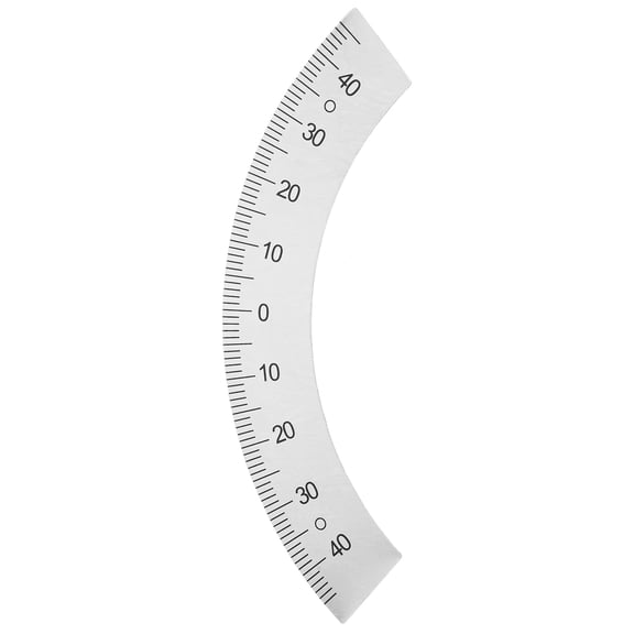 ULTNICE 1Pcs Drawing Ruler for Angle Measurement and Precision Milling in Workshops