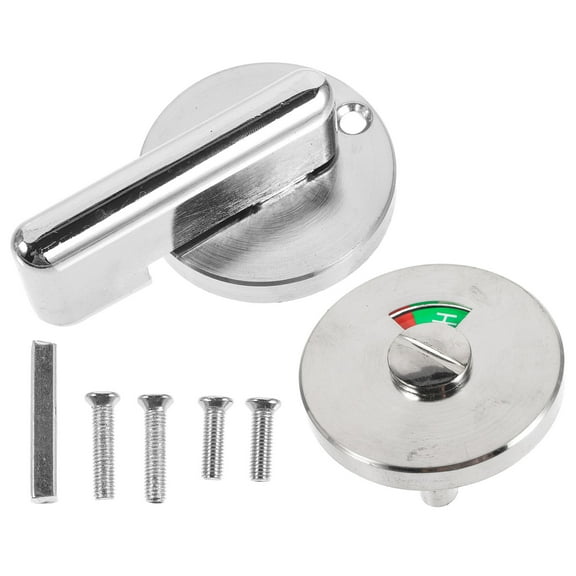 ULTNICE Occupied Sign Bathroom Door Lock Privacy Indicator Lock Metal Green 1Pack