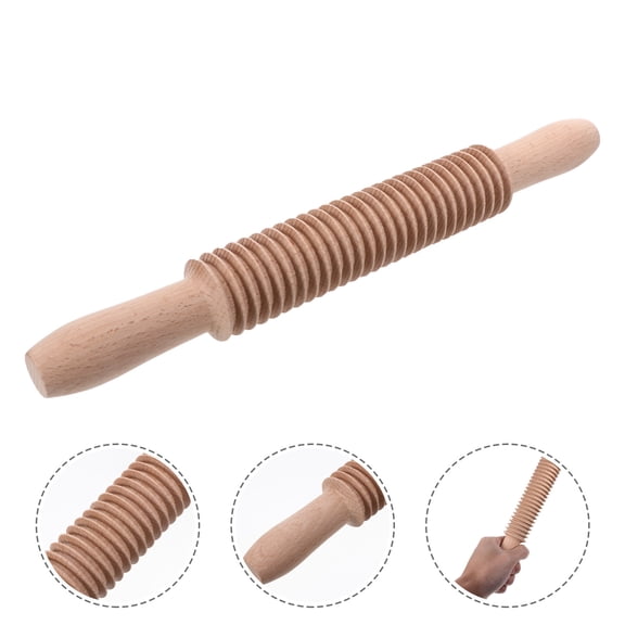 ULTNICE 1Pcs Home Cooks Cylindrical Wood Flour Roller For Pizza Dough And Cookies In Restaurant Use