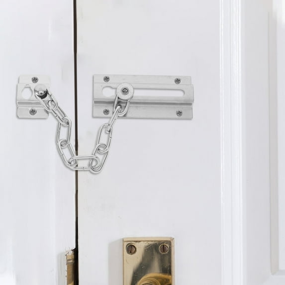 ULTNICE Door Latch Lock Silver 1Set 7.2X1.6X0.4In