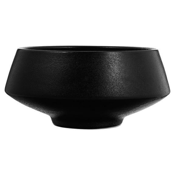 ULTNICE Creative Ceramic Soup Bowl for Kitchen Use Black FoodGrade and 7.87 Inches Diameter