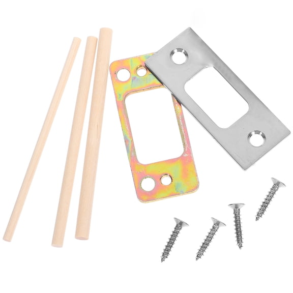 ULTNICE Rectangular Door Latch Strike Plate Wood 1 Locking Mechanisms