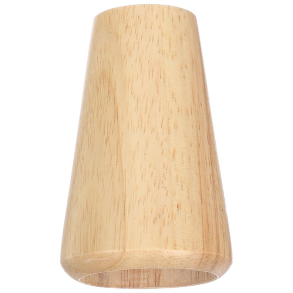 ULTNICE 1Set Simple and Delicate Beige Wood Light Holder for Bookstores 3.1x2.0x2.0in