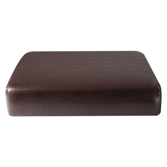 ULTNICE Sofa Seat Cushion Cover Brown 1Set 23.6x23.6in PU Leather