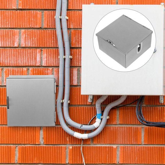 ULTNICE Weatherproof Metal Electrical Outlet Box with Lockable Design for Outdoor Switch and Socket Protection