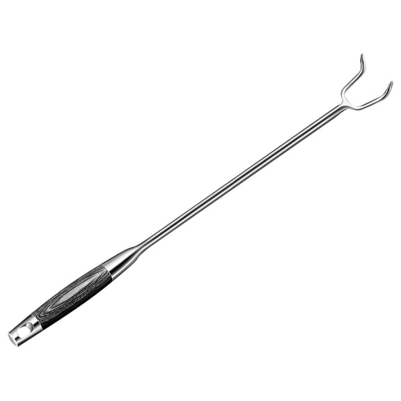 ULTNICE Durable Plated Silver Barbecue Meat Hook for Home Kitchen and Outdoor Grilling