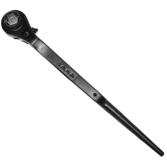 ULTNICE Black Ratchet Wrench Pointed Tail Spanner for Car Repair with Smooth Polished Steel Surface