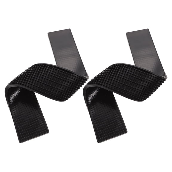 ULTNICE 1Set Bar Service Spill Mat Sturdy Non Absorbent Black PVC Bar Table Drying Pad