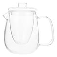 thumbnail image 1 of ULTNICE Heat-Resistant Transparent Teapot for Tea Lovers Stress Reduction 1Pcs 5.9X5.9X3.1in, 1 of 7