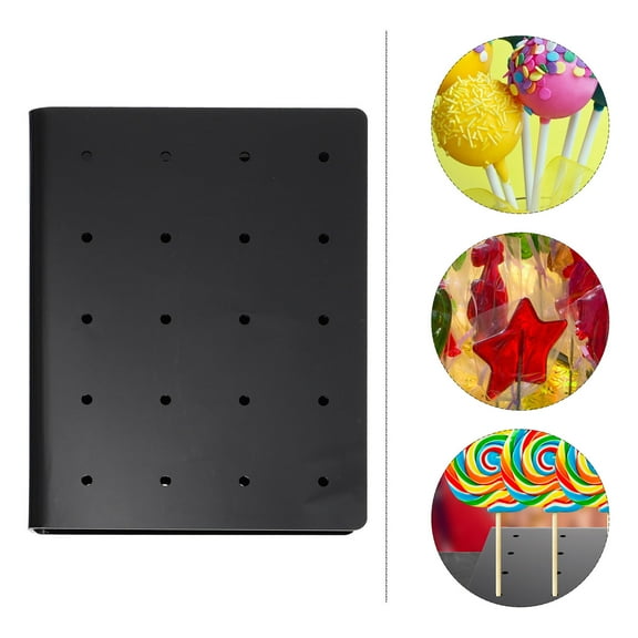 ULTNICE 1pc Lollipop Rack Display Holder Black Candy Storage Stand With Design For Easy Access For Parties And Events