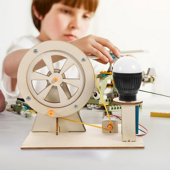 ULTNICE 2 Sets Diy Hand Crank Generator Emergency Power Generator Electricity Crank Kit