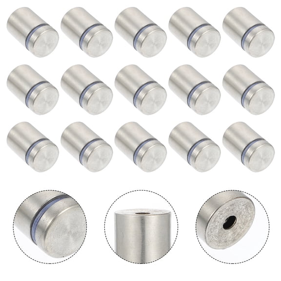 ULTNICE 20Pcs Decorative Nails Stainless Steel Plated Silver for Home Glass Picture Frame Installation