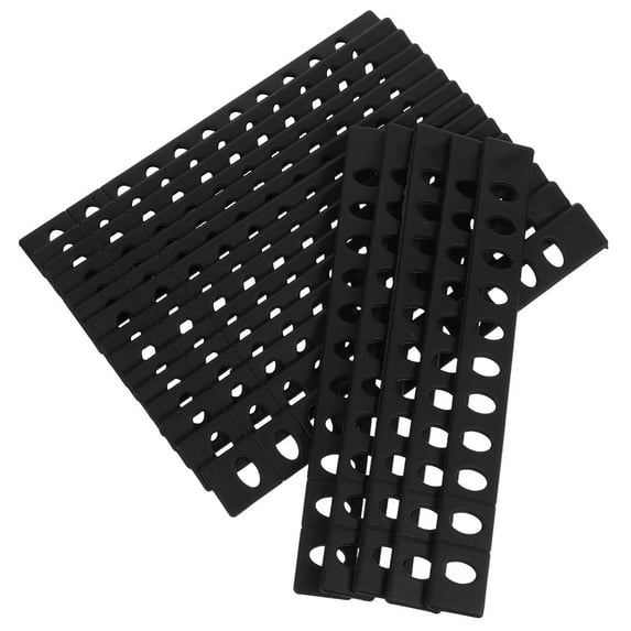 ULTNICE 20Pcs Blade Protector Black Plastic for Culinary Tools Safety Guard Simple and Practical