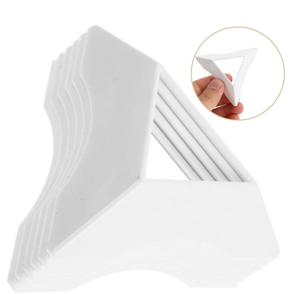 ULTNICE 20Pcs Cube Tripod Base White Plastic for Puzzle Cube Holder Desktop Display