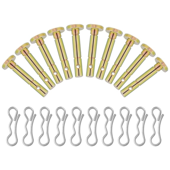 ULTNICE 20pcs Metal Cotter Pins for Replacement in Snow Blower Maintenance