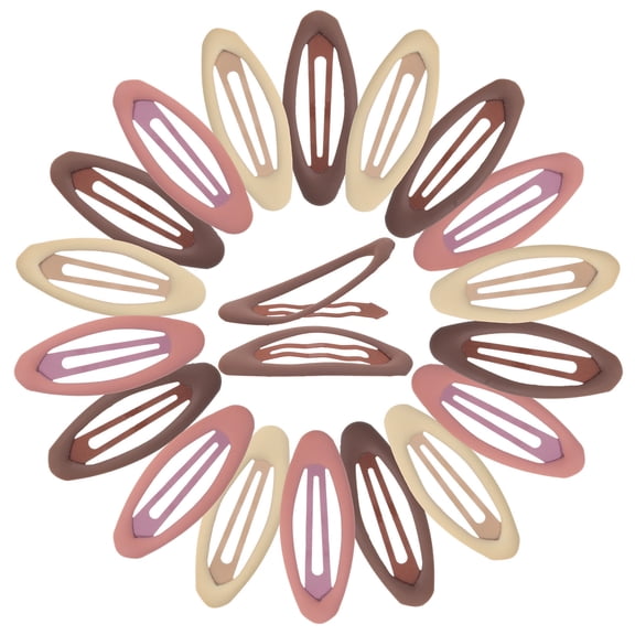 ULTNICE 20pcs Plastic Hair Clips Basic Design Bulk Hair Accessories for Parties