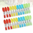 thumbnail image 1 of ULTNICE 24Pcs Clothespins Assorted Color Plastic Windproof Anti Slip Laundry Holding Clips 8.2X1.7In, 1 of 8