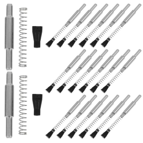ULTNICE Window Screen Tension Spring Clips Silver Stainless Steel 25Pcs Plunger Latch