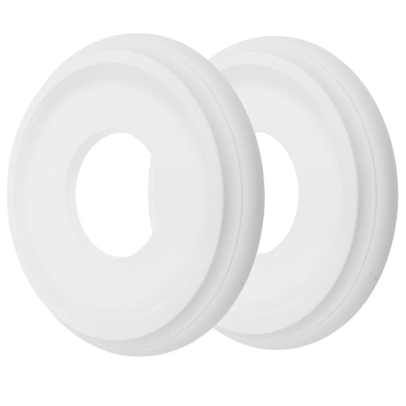 ULTNICE 2Set Ceiling Medallions White Round Decorative Lighting Home Decor