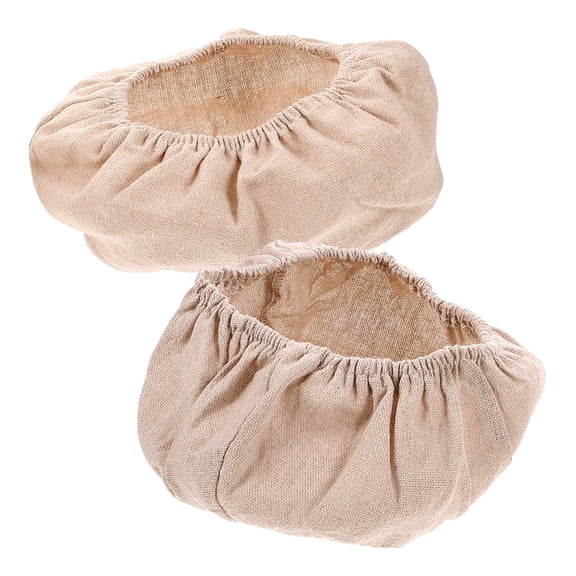 ULTNICE 2Pcs Beige Cloth Liner for Sourdough Bread Proofing Basket 15In