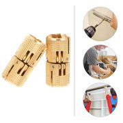 ULTNICE 2Pcs Copper Rotation Pivot Hinge for Cabinet Doors and Furniture with Smooth Quiet Function
