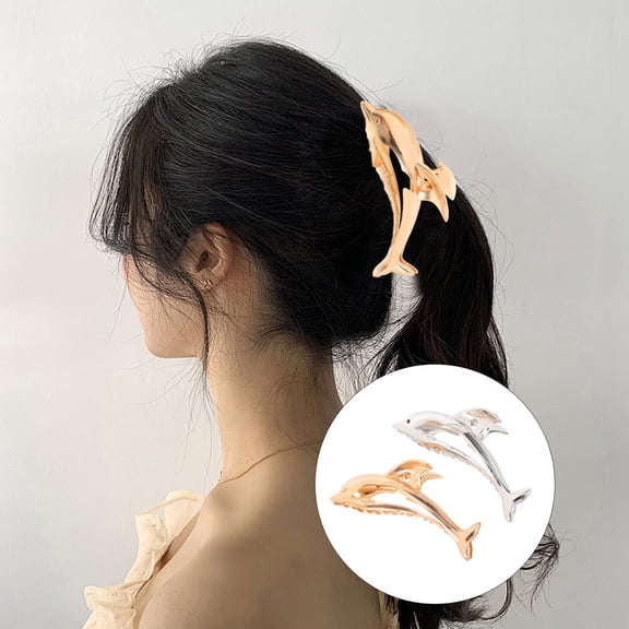 ULTNICE 2Pcs Hair Clips for Women Zinc Alloy Elegant Design Hair Styling Tool for Ceremonies
