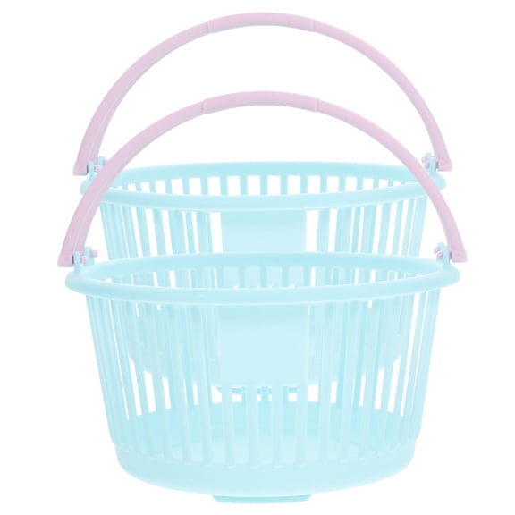 ULTNICE 2Pcs Shopping Storage Basket Sky-Blue Cosplay Accessory For Kids