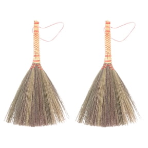 ULTNICE 2Pcs Bamboo Tabletop Brooms for Dust Removal on Hard to Reach Areas with Practical Design
