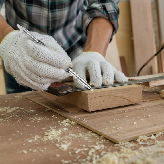 ULTNICE Spring Loaded Nail Set Tool Center Punch Carbon Steel 2Pcs for