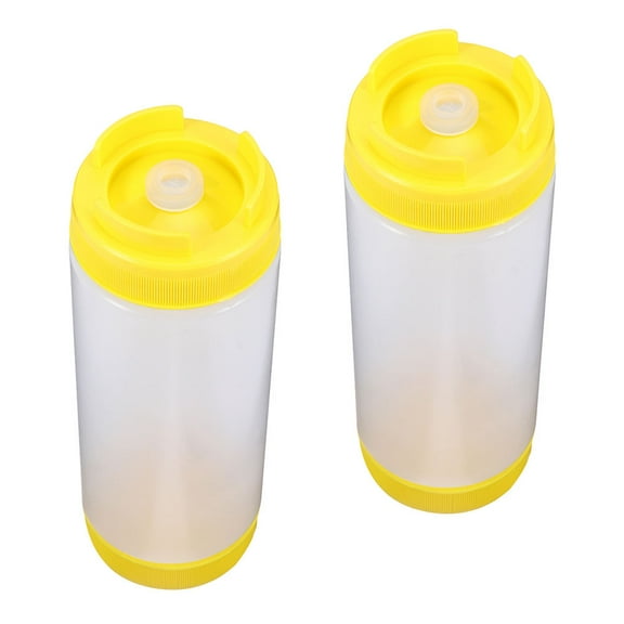 ULTNICE Tomato Dispenser Yellow Food-Grade Plastic 2Pcs Lightweight and Portable