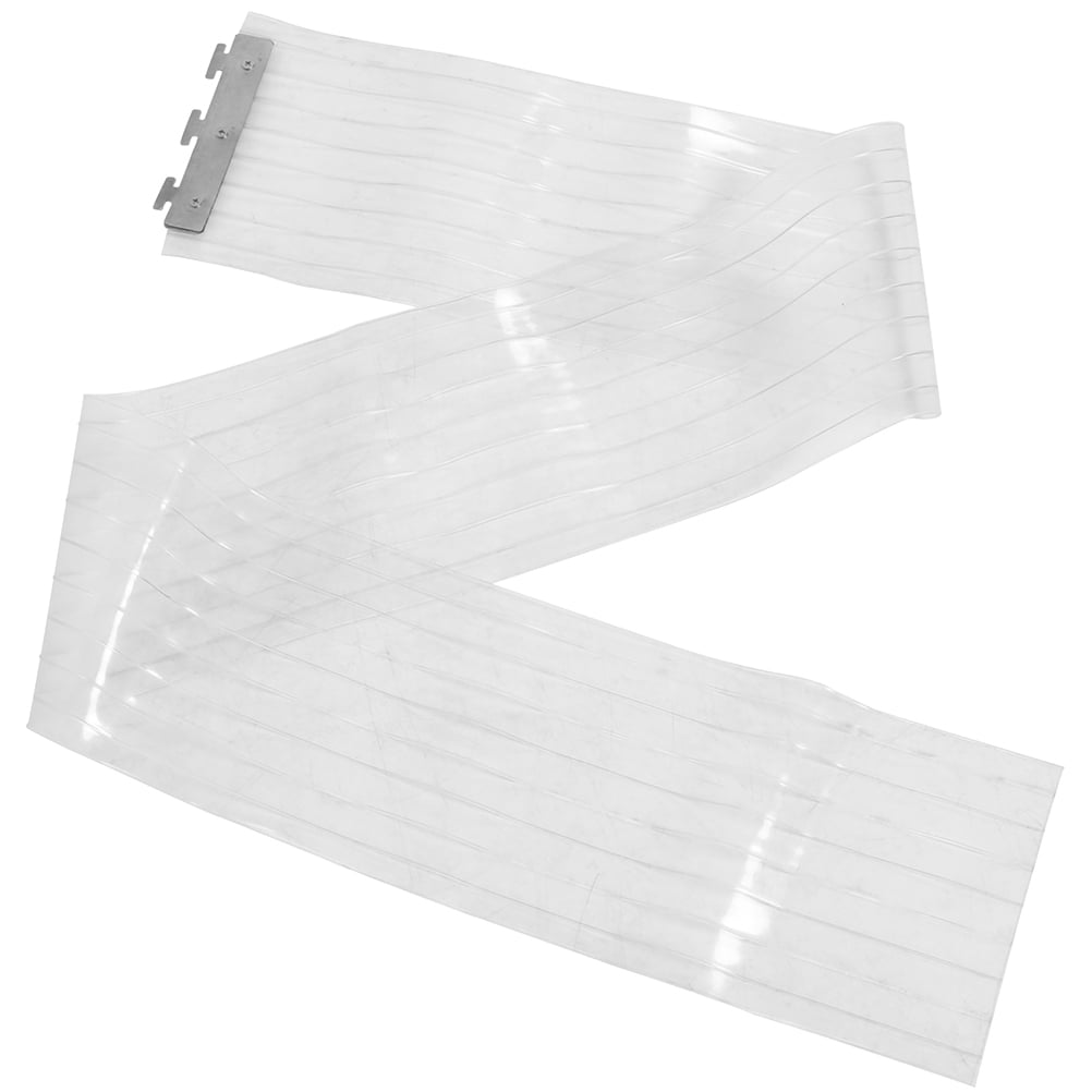 ULTNICE Pvc Curtain Door Strip Transparent 2Pcs 63X7.1X0.04In
