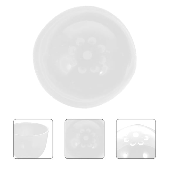 ULTNICE 2Set Fixed Wig Doll Head Cover DIY Supplies for DIY Enthusiasts Transparent