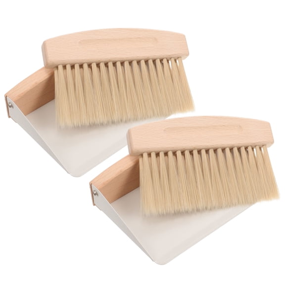 ULTNICE 2Sets Dust Brush Tabletop Cleaning Compact Size Assorted Color 15.5X10.5X4in