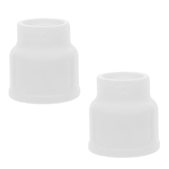 ULTNICE 2pcs Ceramic Welding Cups White Replacement Parts for Porcelain Nozzles Accessory
