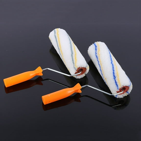 ULTNICE 2pcs Lint Free Paint Roller Set Multi Polyester for Beginner Professional Use