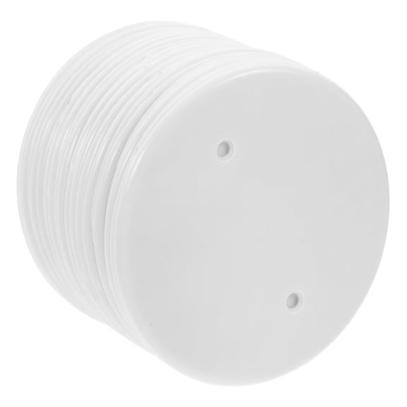 ULTNICE 30Pcs White Octagonal Ceiling Cover Plates Durable PP Material for Wall Outlet and Fixture Protection