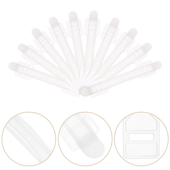 ULTNICE Box Handles Plastic Carry Handle Boxes White 30Pcs 6.7X1.2X0.2In