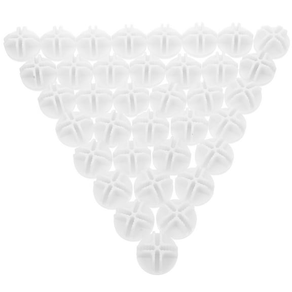 ULTNICE Plastic Corner Connectors Cube Connectors White 36pcs 1.4x1.4x0.8in Abs